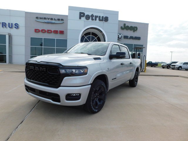 2026 RAM Ram 1500 RAM 1500 BIG HORN CREW CAB 4X4 5'7' BOX in Silver Zynith Exterior Paint — front three-quarter view