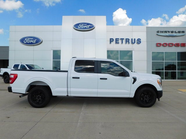 2021 Ford F-150 XL in Oxford White — front three-quarter view